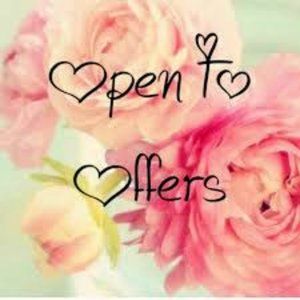 Always accepting reasonable offers!